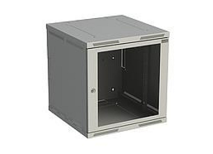 Solarix rozvaděč nástěnný SENSA 12U 600mm, dveře sklo, RAL 7035, SENSA-12U-66-11-G