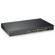 Zyxel GS1900-24HP v2 26-port Gigabit Web Smart PoE Switch, 24x gigabit RJ45, 2x SFP, PoE budget 170W