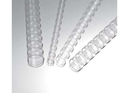 Plastové hřbety 14 čiré