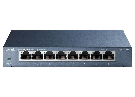 TP-Link switch TL-SG108 (8xGbE, fanless)