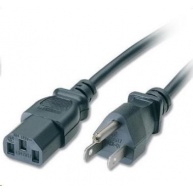 PREMIUMCORD Kabel síťový k počítači 2m s USA zástrčkou