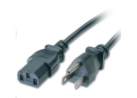 PREMIUMCORD Kabel síťový k počítači 2m s USA zástrčkou