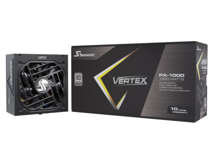 SEASONIC zdroj 1000W VERTEX, 80+ PLATINUM, 135 mm, ATX