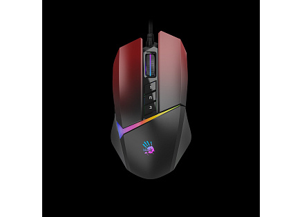 A4tech Bloody Myš W60 Max Activated, podsvícená herní myš, 12000 DPI, USB, Černo-Červená