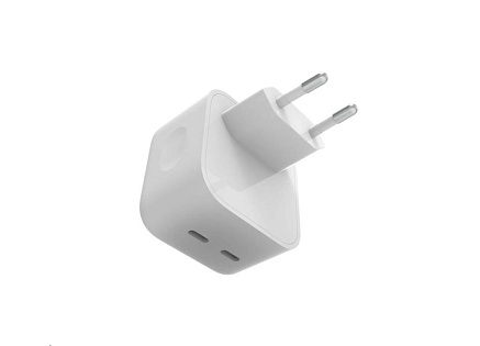 WG - Síťová nabíječka GaN 2x USB-C 35W, bílá WG - Síťová nabíječka GaN 2x USB-C 35W, bílá