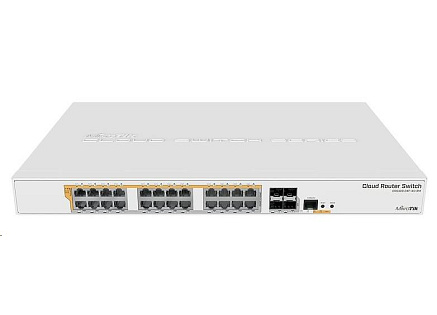 MikroTik Cloud Router Switch CRS328-24P-4S+RM, 800MHz CPU,512MB RAM, 24xLAN, 4xSFP+ slot, vč. L5 MikroTik Cloud Router Switch CRS328-24P-4S+RM, 800MHz CPU,512MB RAM, 24xLAN, 4xSFP+ slot, vč. L5