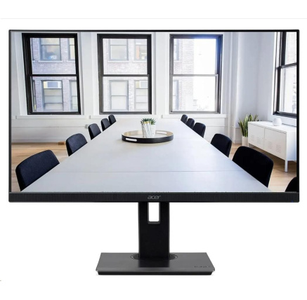 ACER LCD B247YEbmiprzxv-23.8" IPS LED, FHD,100Hz,100M:1,250cd,178/178°,VGA,HDMI,DP,AUDIO,PIVOT,VESA,černá