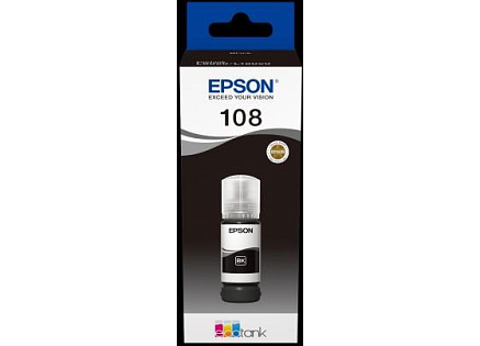 BAZAR - EPSON 108 EcoTank Black ink bottle - Poškozený obal (Komplet)