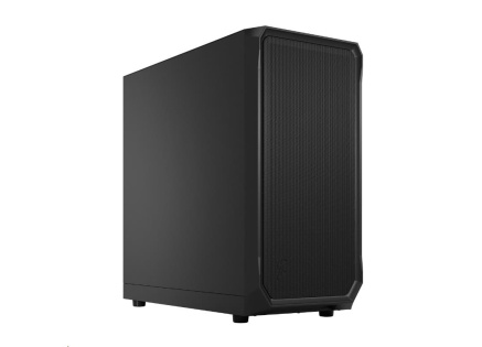 FRACTAL DESIGN skříň Focus 2 Black Solid, 2x USB 3.0, bez zdroje, mATX