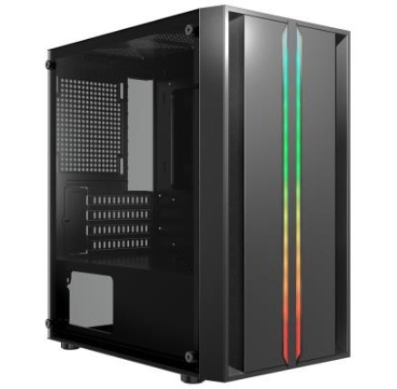 CRONO skříň PCC-200-3 Midi Tower, bez zdroje, černá CRONO skříň PCC-200-3 Midi Tower, bez zdroje, černá