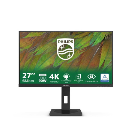 Philips MT 27" 27B1U3900 - 3840x2160,IPS,60Hz,2xHDMI,DP,USBhub,USB-C,RJ45,Repro,Pivot
