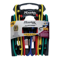 Master Lock Upínací gumy s háčky  (10 ks / balení)