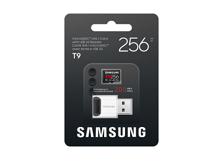 Samsung T9 microSD 256GB + USB Adaptér Samsung T9 microSD 256GB + USB Adaptér