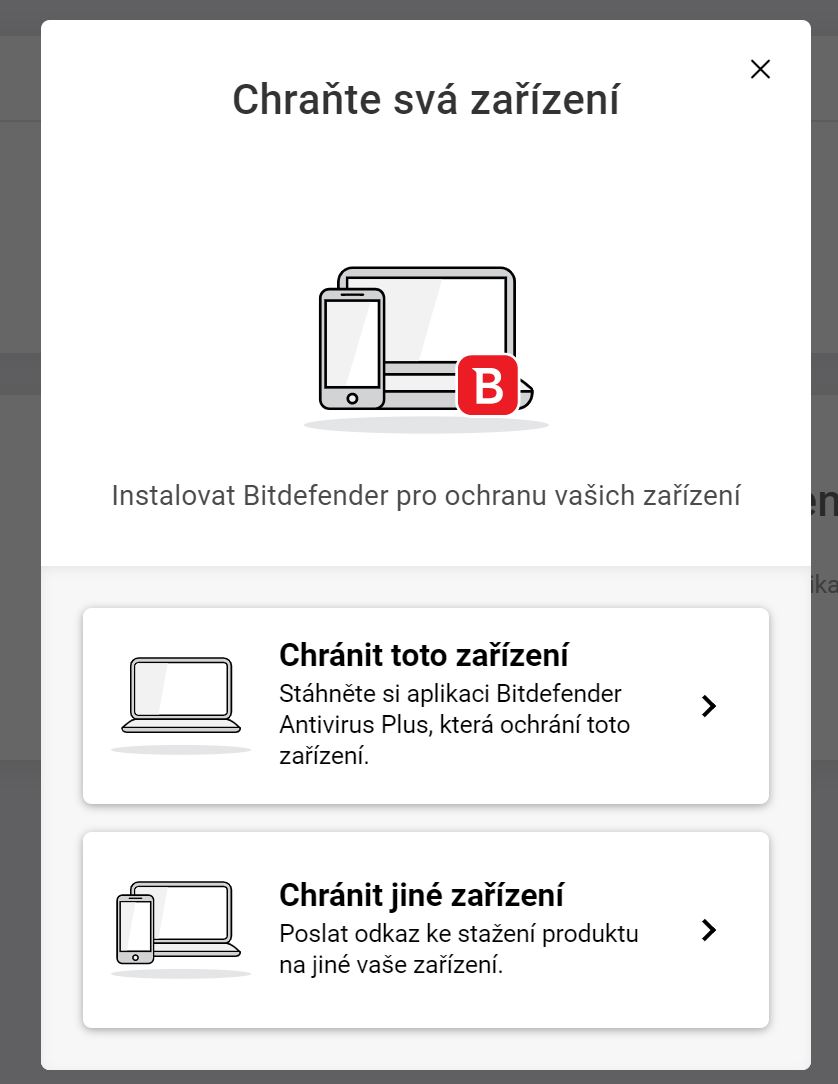 Nastavení Bitdefendru